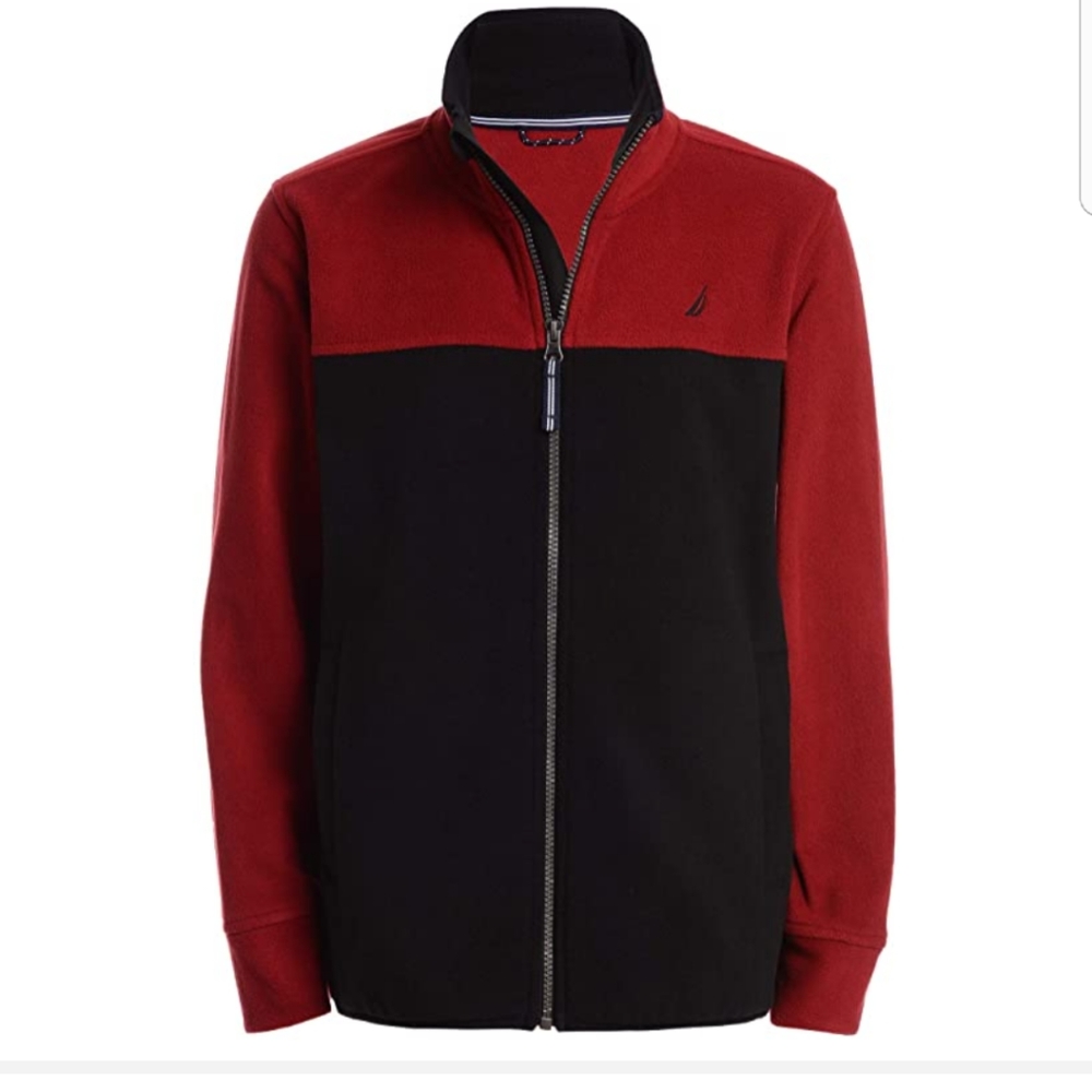 Nautica nautex fleece zip sweater NWT